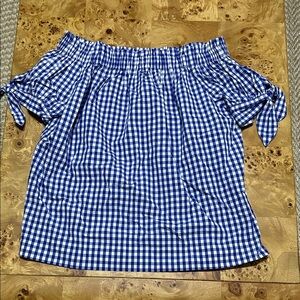 J.Crew gingham top